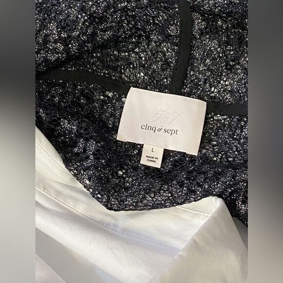 Cinq à Sept Catilina Lace Overlay Dress size L - Picture 11 of 15